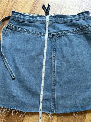 PacSun Denim Wrap Mini Skirt thumbnail 8