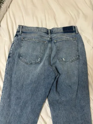 Abercrombie 90s Straight Leg High-Rise Jeans thumbnail 2
