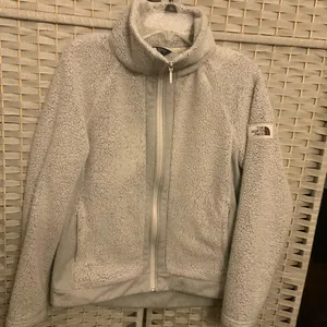 The North Face Furry Fleece Full Zip Jacket Gray NF0A338M Size M thumbnail 1