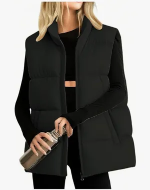 Puffer Vest Black Size M thumbnail 1