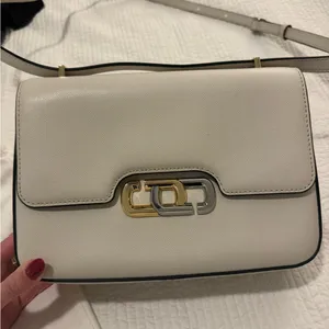 Marc Jacobs Ivory Crossbody Bag with Gold Accent thumbnail 2