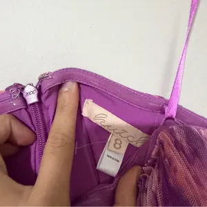 Hutch Womens Strapless Renza Gown Maxi Dress Size 8 Pink Purple thumbnail 6