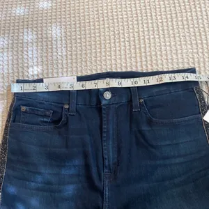 high waisted embellished ankle skinny jeans-Gwenevere thumbnail 11