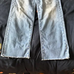 MOTHER Light Blue Wide Leg Jeans thumbnail 2