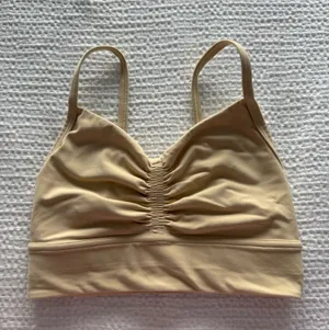Lululemon Nulu Gather Front Yoga Bra Prosecco thumbnail 1