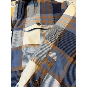 Alpine Design Sherpa Lined Plaid Flannel Jacket Women's XS Blue Brown Tan‎ NWT thumbnail 4