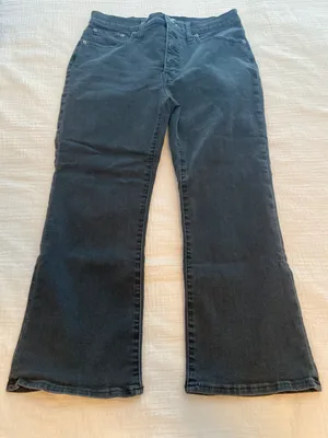 Madewell Black Cali Demi Boot Cut Jeans thumbnail 1