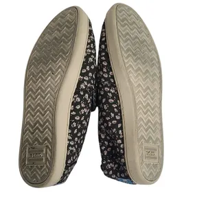 TOMS Alpargata Daisy Floral Print‎ Slip On Canvas Shoes Black Size 7 thumbnail 5