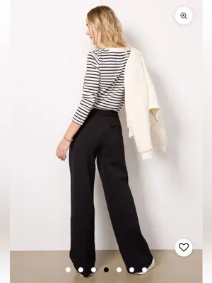 Spanx Wide Leg Perfect Pants in Black thumbnail 2