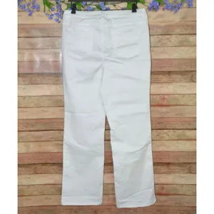 Needle & Cloth Ladies White Denim Jeans Size 14 Slim Boot-Cut Stretch Casual thumbnail 4