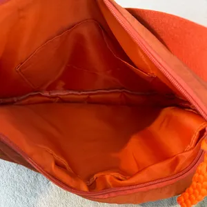 Nylon Crescent‎ Crossbody Bag Orange Utility Paracord Zipper Travel Hiking thumbnail 12