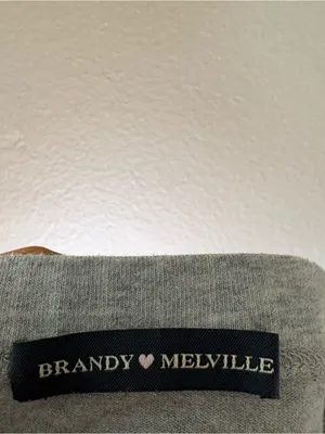 Grey Brandy coquette preppy Bike Shorts thumbnail 3