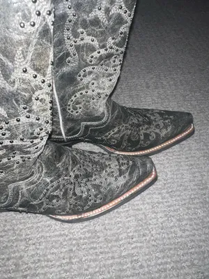 Cowboy boots Black Size 6.5 thumbnail 4