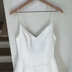 NWT Reformation Icelynn Satin Bridal Maxi Wedding Dress in Ivory thumbnail 5