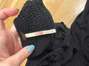 Free People Cross of Sunlight Mini Dress Black Size Small thumbnail 5