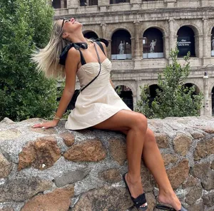 Zara Ruffled Mini Dress thumbnail 4