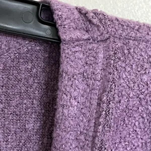 Urban Outfitters Long Sleeve Cropped Sweater‎ Twist Front Purple Size Small thumbnail 9