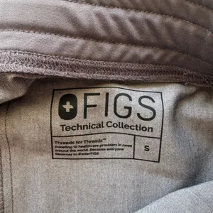 Figs Scrub Pants Women Small Gray T2001 Technical Collection Yoga Waistband thumbnail 6