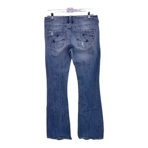 Silver Jeans AIKO Light Wash Distressed Straight Leg Jeans Size 29 thumbnail 5