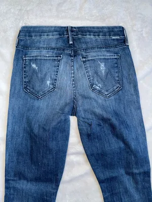 Mother The Looker Chew Ankle Skinny Jeans Size 25 thumbnail 5