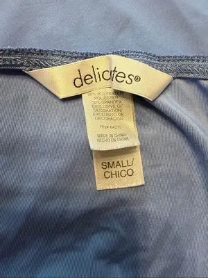 Delicates Medium Slip Dress Nightgown Blue Women's Size Small thumbnail 4