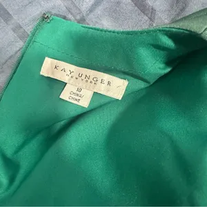 Kay Unger Kayla Gown Size 10 Green Formal Evening Gown Mother of Bride NWT thumbnail 9