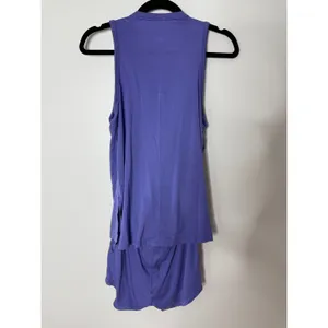 Lululemon Tank and Short Romper Lounge Shorts Onesie Charged Indigo Purple 4 thumbnail 3
