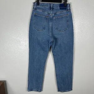 Abercrombie & Fitch The Ankle Straight Ultra High Rise Curve Love Jeans Sz 27/4 thumbnail 3