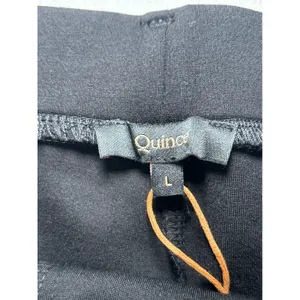 Quince NWT Ultra-Stretch Ponte Straight Leg Pants L Black Trouser thumbnail 3