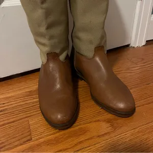 Vintage LL Bean Tan Canvas Leather Riding Equestrian boots 8.5 Neutral Classic thumbnail 12