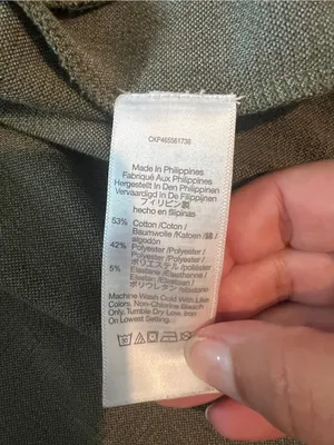 Madewell Olive Green Double-Breasted Women's Peacoat thumbnail 8