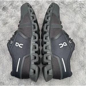 On Cloud 5 All Black Sneakers Wms 6.5 Running Walking Gym Lifestyle Minimalist thumbnail 9
