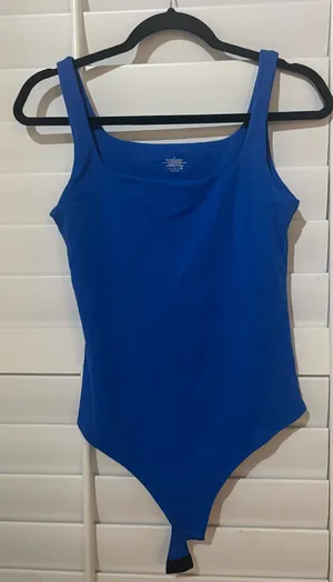 Amazon Thong Bodysuit royal blue Size M thumbnail 1
