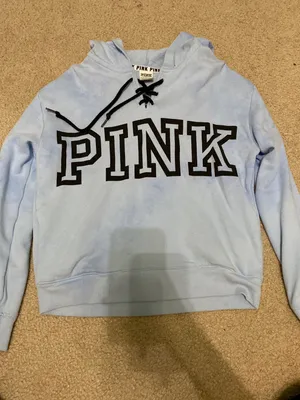 Victoria's Secret PINK Lace Up Hoodie thumbnail 1