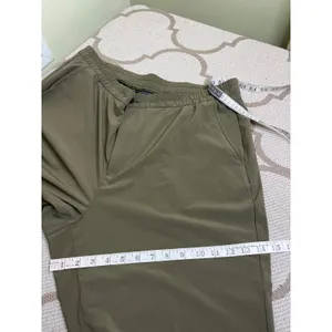 Banana Republic Airstretch Tapered Pants Olive Green Textured Ankle Size XL thumbnail 12
