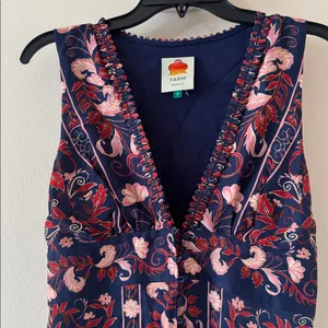 FARM Rio Boho Floral Scarf Print Sleeveless Midi Dress , Size Small, $260 thumbnail 10
