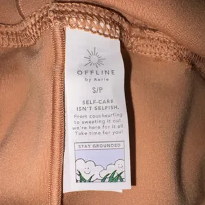 Offline by Aerie Pleated Active Tennis Dress Small Tan Brown Preppy Workout NWT thumbnail 9