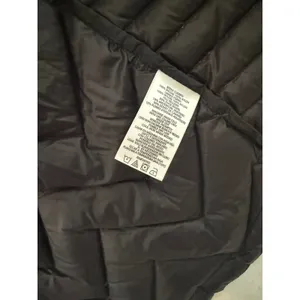 Calvin Klein Womens Black Chevron Quilted Premium Down‎ Puffer Vest PFJOSM7011 S thumbnail 5
