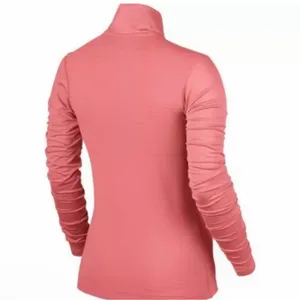 Nike Dry-Fit‎ 1/2 zip Coral Athletic pullover Size S thumbnail 3