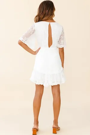 Selfie Leslie White dress thumbnail 2