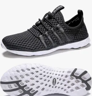 Women's Lightweight Black Athletic Water Shoes thumbnail 1