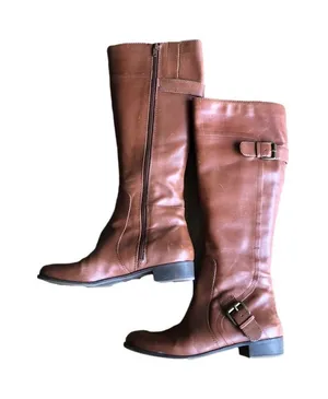 Nine West Women's Vasookie Vintage America Collection Tall Leather Boot Size 8.5 thumbnail 1