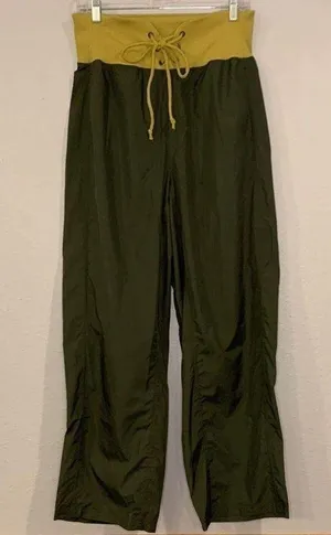 Free People FP Movement Blitzed Out lace up waist pants M thumbnail 1