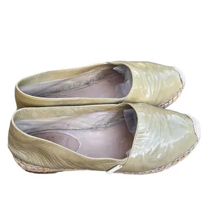 BRUNELLO CUCINELLI Green Patent Leather Espadrilles 36.5 thumbnail 8