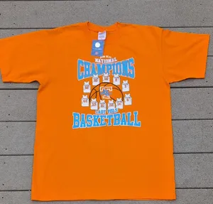 NWT NCAA 2008 Tennessee Lady Vols Basketball National Champions Tee Shirt thumbnail 1