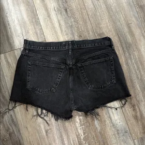 AGOLDE black parker shorts size 27 thumbnail 5