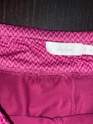Lady Hagen Hot Pink Athletic Skort with Chevron Texture thumbnail 4