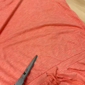 Lou & Grey Coral Heather Knit Sleeveless Drawstring Waist Knee Length Dress Med thumbnail 9