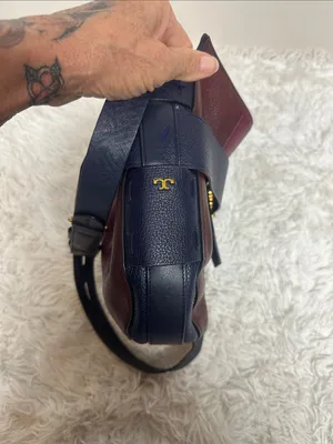 TORY BURCH Gemini Link Striped Multi Belted Hobo Cross Body Bag thumbnail 3