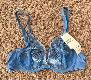 Simone Perele Bra size 34B. Blue thumbnail 1